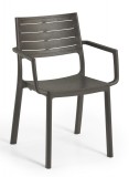 KETER METALINE műanyag kerti szék, fém színű