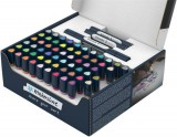 Kétvégű marker készlet, 72 darabos, SCHNEIDER Paint-It 040 Twin marker Set complete, 30 különböző szín (TSC040V72C)