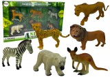 KicsiKocsiBolt Afrika vadon élő állatok figura készlet Kenguru Zebra 12282