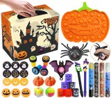 KicsiKocsiBolt Érzékszervi készlet Anti-stressz Halloween Fidget Pop It játékok 12844
