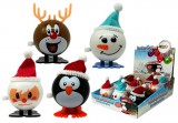 KicsiKocsiBolt Felhúzható karácsonyi játékok készlete Pingvin 12 darab rénszarvas Hóember Mikulás 7171