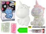KicsiKocsiBolt Kreatív Unicorn Kit DIY Diamonds Crystals Pink 15627