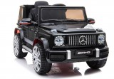 KicsiKocsiBolt Mercedes G63 fekete 12V Elektromos kisautó 2.4GHz szülői távirányítóval, nyitható ajtóval, EVA kerekekkel 5912