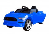 KicsiKocsiBolt Mustang GT Hasonmás kék 12V Elektromos kisautó 2.4GHz szülői távirányítóval, nyitható ajtóval,EVA kerekekkel 4115-4780