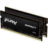 Kingston 16GB DDR4 3200MHz Kit(2x8GB) SODIMM Fury Impact Black KF432S20IBK2/16