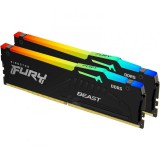 Kingston 16GB DDR5 6000MHz Kit(2x8GB) Fury Beast RGB Black KF560C40BBAK2-16