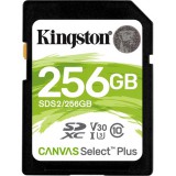 Kingston 256GB Canvas Select Plus Class 10 UHS-1 SDXC memóriakártya (SDS2/256GB) - Memóriakártya