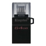 Kingston 64GB DataTraveler microDUO3 G2 Black (DTDUO3G2/64GB) - Pendrive