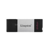 Kingston 64GB USB3.2 C DataTraveler 80 (DT80/64GB) Flash Drive (DT80/64GB)