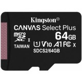 Kingston Canvas Select Plus 64GB MicroSDXC 100R A1 C10 memóriakártya