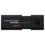 Kingston DataTraveler 100 G3 Pendrive 64GB USB3.0 (fekete) (DT100G3/64GB)
