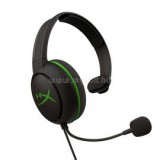 Kingston HyperX CloudX Chat (Xbox Licensed) Fekete 3,5 Jack gamer headset (HX-HSCCHX-BK/WW)