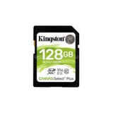 Kingston Memóriakártya SDXC 128GB Canvas Select Plus 100R C10 UHS-I U3 V30 (SDS2/128GB)