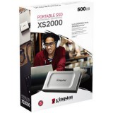 Kingston XS2000 500GB USB3.2 külső SSD (SXS2000/500G) - Külső SSD