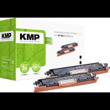 KMP H-T148D HP 126A, CE310A toner fekete, 2db (1226,0021) (1226,0021) - Nyomtató Patron