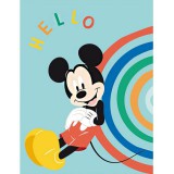 KORREKT WEB Disney Mickey Hello polár takaró 100x140cm
