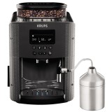 Krups EA816B70 Essential, 1450W, 15 bar, 1.7L, LCD Kijelzős, Félautomata, Fekete eszpresszó kávéfőző gép