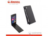 Krusell WalletCase KALMAR álló bőrtok Nokia Lumia 735/Lumia 730 készülékhez, fekete
