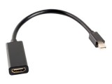 LANBERG AD-0005-BK Lanberg adapter mini Displayport(M)->HDMI(F) cable
