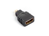 LANBERG HDMI(F)->HDMI MICRO(M) ADAPTER FEKETE