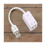 LANBERG Külső USB hankártya adapter mikrofon és hangszóró csatlakoztatásához