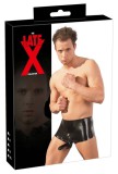 Late X LATEX - boxer péniszköpennyel (fekete)