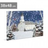 Led fali kép 48 x 38 cm - Family Christmas, 58473