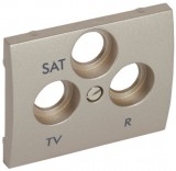 LEGRAND 771489 Galea Life TV-RD-SAT burkolat titánium