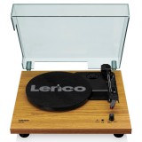 Lenco LS-10 RCA, 3.5 mm, 2 x 3 W fa-fekete lemezjátszó
