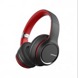Lenovo HD200 Bluetooth fejhallgató fekete-piros (PTM7C02256) (PTM7C02256) - Fejhallgató