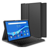 Lenovo Tab M10 Plus (10.3) TB-X606F, Bluetooth billentyűzetes mappa tok, fekete (RS97444) - Tablet tok