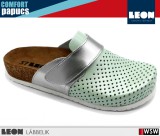 Leon COMFORT 4251 GREEN komfort női papucs