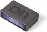 Lexon Flip+ LCD Alarm Clock Rubber Dark Grey LR150G3