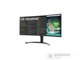 LG 35WN75CP-B 35" VA ívelt LED monitor, UltraWide QHD, DisplayPort, 100 Hz, FreeSync, Vesa, fekete 35WN75CP-B.AEU