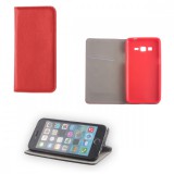 LG K5, Oldalra nyíló tok, stand, Smart Magnet, piros (39515) - Telefontok