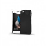 LG K8, TPU szilikon tok, ultravékony, Jelly Bright, fekete (40723) - Telefontok
