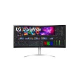 LG MON LG Ívelt Nano IPS monitor 39.7" 40WP95C, 5120x2160, 21:9, 300cd/m2, 5ms, 2xHDMI/DP/Thunderbolt/USB-C/2xUSB, hangszóró (40WP95C-W.AEU) - Monitor