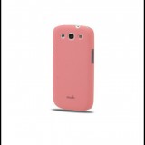 LG Optimus L3 E400, műanyag hátlap védőtok, pink, Moshi (55575) - Telefontok