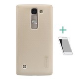 LG Spirit, Műanyag hátlap védőtok, Nillkin Super Frosted, arany (RS53890) - Telefontok