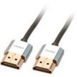 LINDY HDMI Csatlakozókábel [1x HDMI dugó - 1x HDMI dugó] 1.00 m Szürke (41671) - HDMI