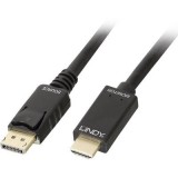 LINDY Kijelző csatlakozó / HDMI Csatlakozókábel [1x DisplayPort dugó - 1x HDMI dugó] 0.50 m Fekete (36920) - DisplayPort