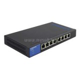 Linksys SMB LGS108P 8port GbE LAN 4x POE+ port nem menedzselhető asztali Switch (LGS108P-EU)