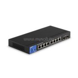 Linksys SMB LGS310MPC 8port POE+ GbE LAN +2 SFP Port Smart menedzselhető asztali Switch (LGS310MPC-EU)