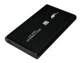 Logilink 2.5" SATA külső USB 2.0 alumínium hdd ház fekete (UA0041B)
