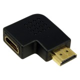LogiLink 90°-ban hajlított lapos HDMI adapter (AH0008) (AH0008) - HDMI