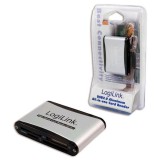 LogiLink Aluminium All-in-one USB 2.0-ás kártyaolvasó (CR0001B) (CR0001B) - Memóriakártya olvasó