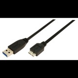 LogiLink CU0028 USB 3.0 A típus - B típus Micro kábel 3m (CU0028) - Adatkábel