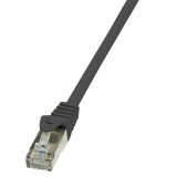 LogiLink F/UTP patch kábel CAT6 3m fekete  (CP2063S) (CP2063S) - UTP