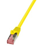 LogiLink S/FTP PIMF patch kábel CAT6 0.5m sárga  (CQ2027S) (CQ2027S) - UTP
