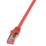 LogiLink S/FTP PIMF patch kábel CAT6 3m piros  (CQ2064S) (CQ2064S) - UTP